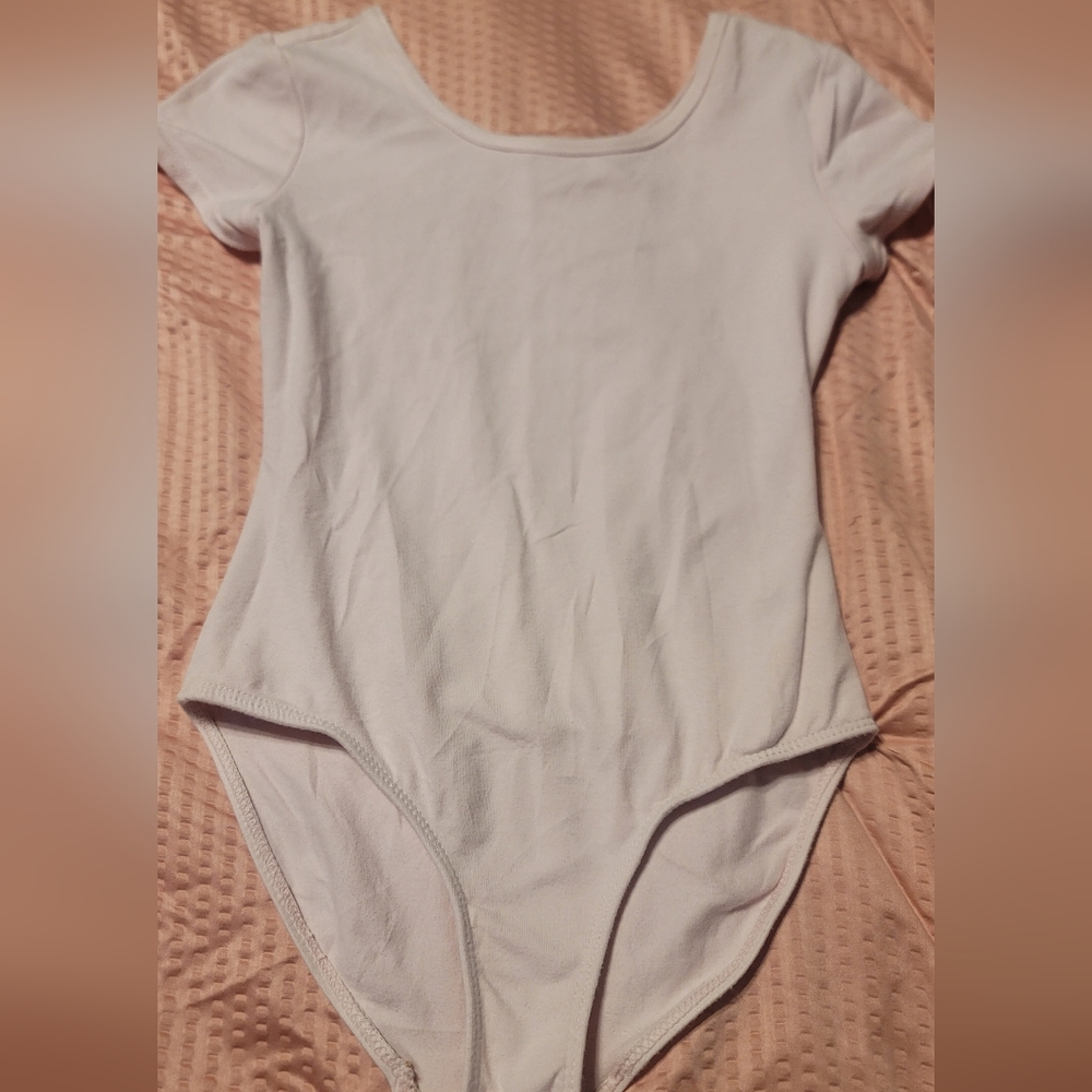 Danskin short sleeve leotard